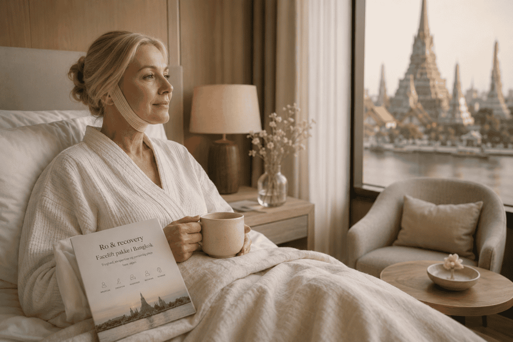 Recovery efter facelift i Bangkok